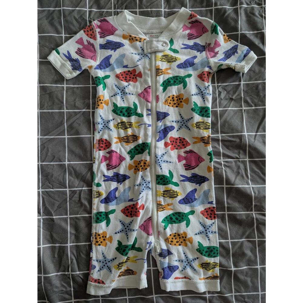 Hanna Ocean Coral Reef Creatures Shortie Romper